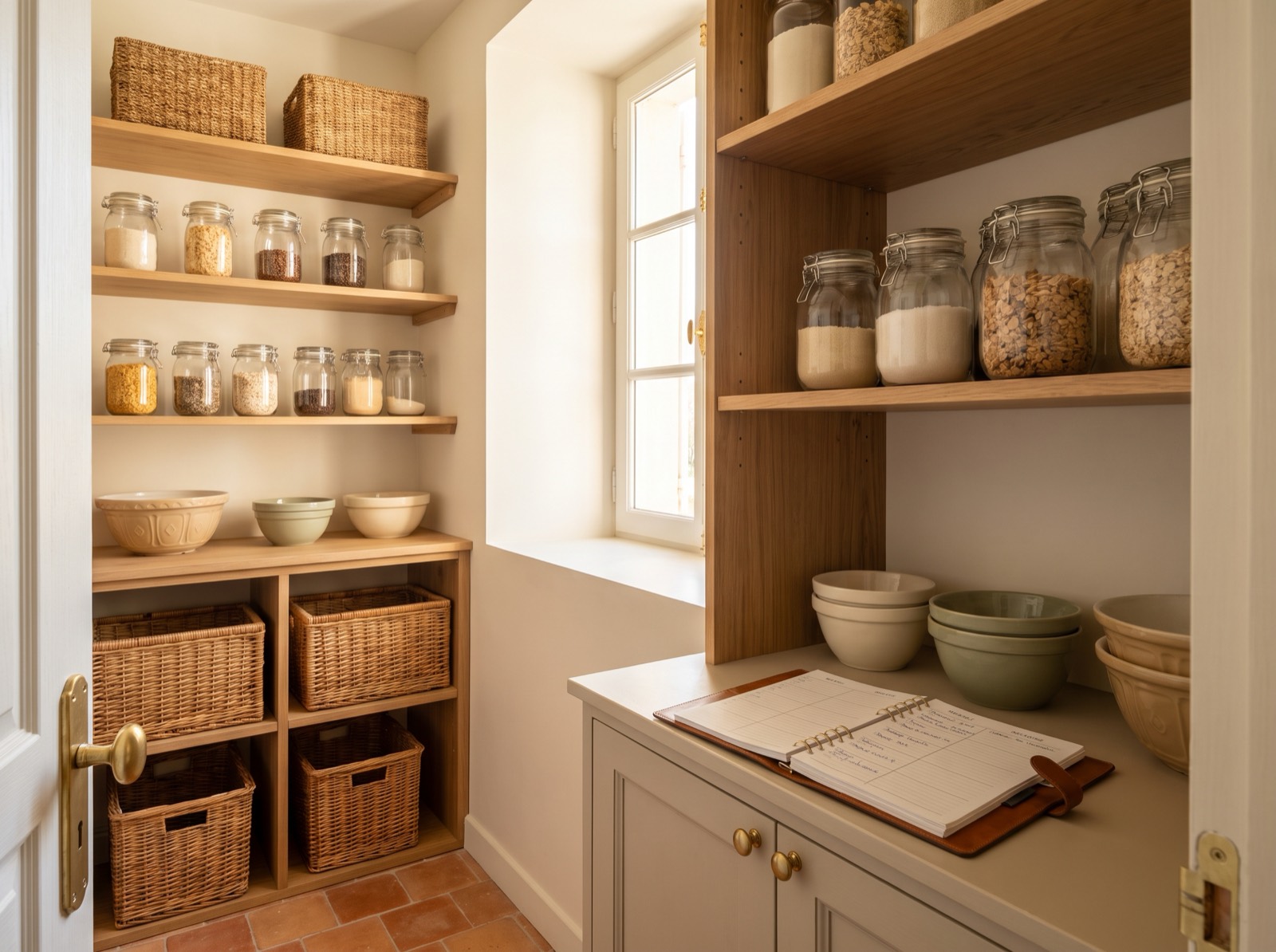 Maison ordonnée et carnet de planification domestique